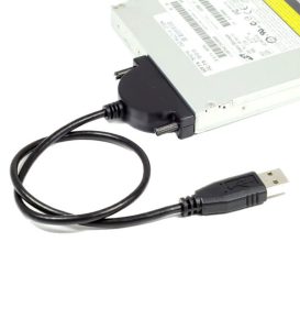کابل تبدیل SATA به USB مناسب برای درایو دی وی دی اکسترنال