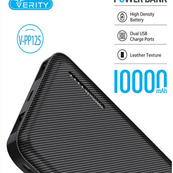 شارژر همراه وریتی مدل V-PP125 ظرفیت 10000 mAh