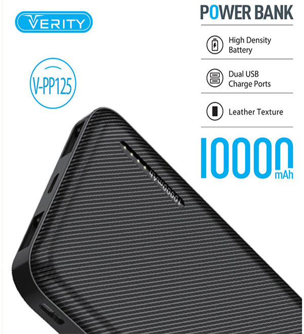 شارژر همراه وریتی مدل V-PP125 ظرفیت 10000 mAh