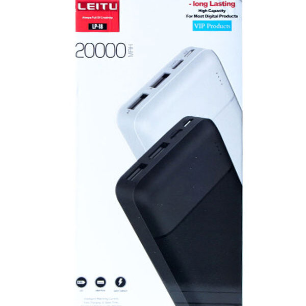 شارژر همراه لیتو مدل LP-18 ظرفیت 20000 mAh