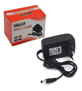 آداپتور 12 ولت 1 آمپر گریت (GREAT)