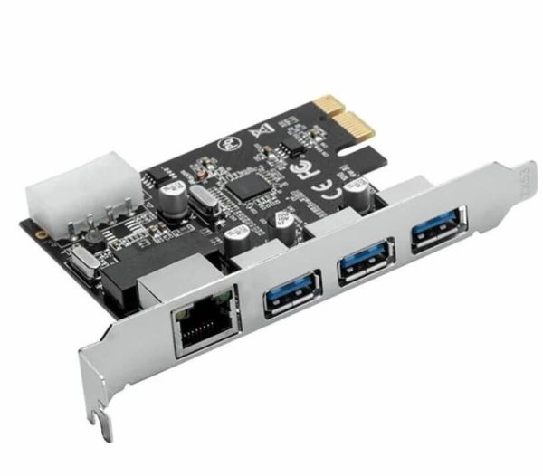 هاب USB اینترنال و کارت شبکه اینترنال اوریکو مدل PNU-3A1R