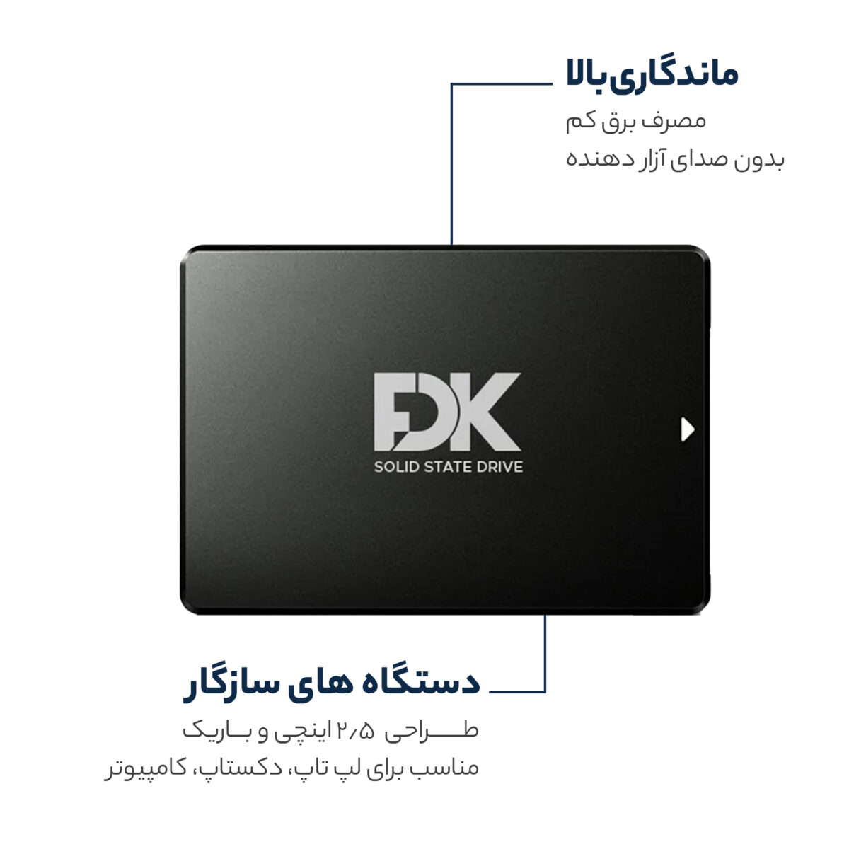 اس اس دی اینترنال فدک مدل B5 256GB ظرفیت 256 گیگابایت