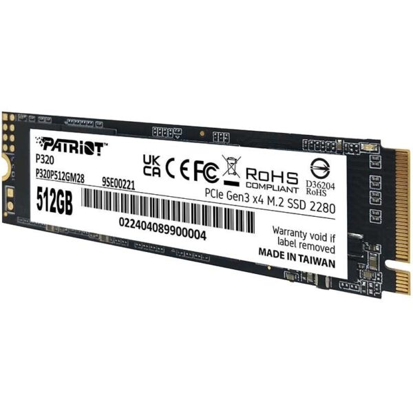 حافظه M.2 SSD اینترنال PATRIOT مدل P320 ظرفیت  512GB