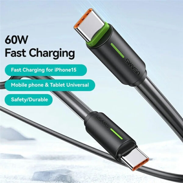 کابل USB-C یوسمز مدل SJ734 طول 1 متر