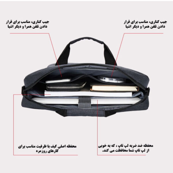 کیف لپ تاپ کد 2020  مناسب برای لپ تاپ 15.6 اینچی