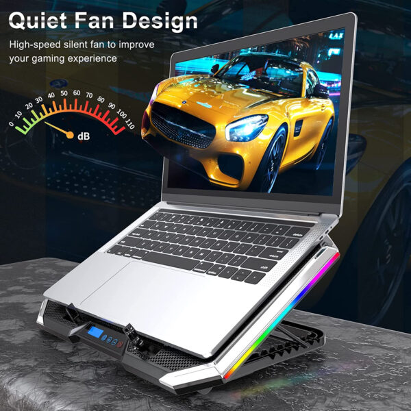 پایه خنک کننده  لپ تاپ مدل Q8-RGB