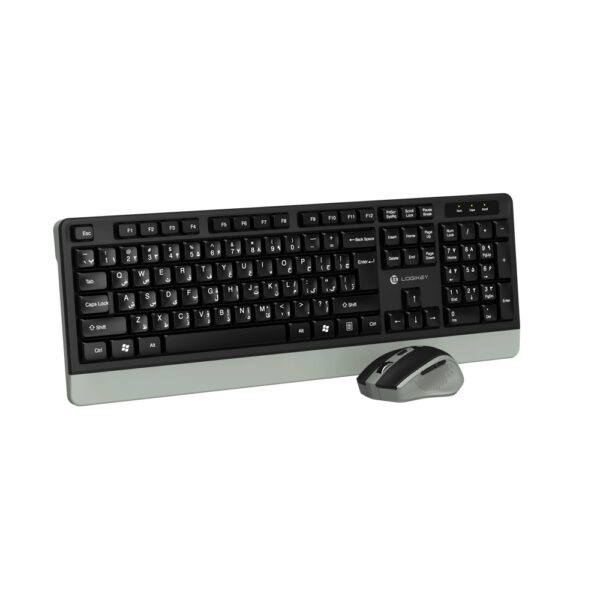 کیبورد و ماوس بی سیم لاجی کی مدل KM226B، سوییچ ممبران، Full-Size