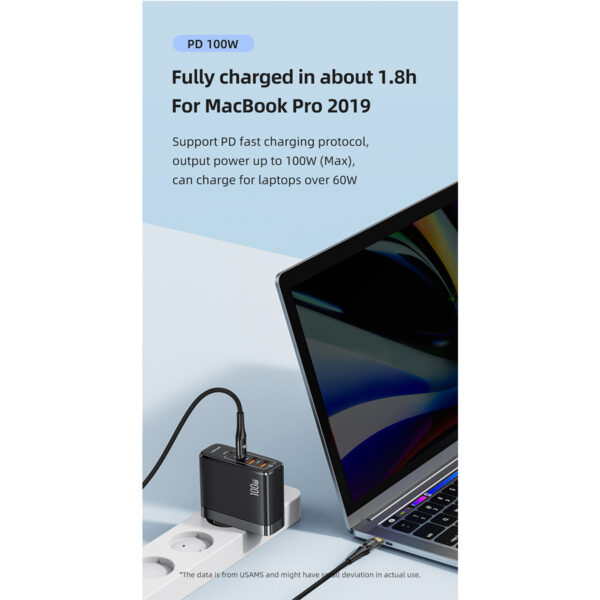 کابل تبدیل USB-C به USB-C یوسمز مدل Sj590 طول 1.2 متر
