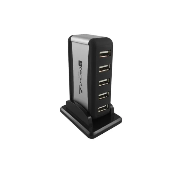 هاب USB2.0 دی نت مدل 9019 هفت پورت آداپتوردار