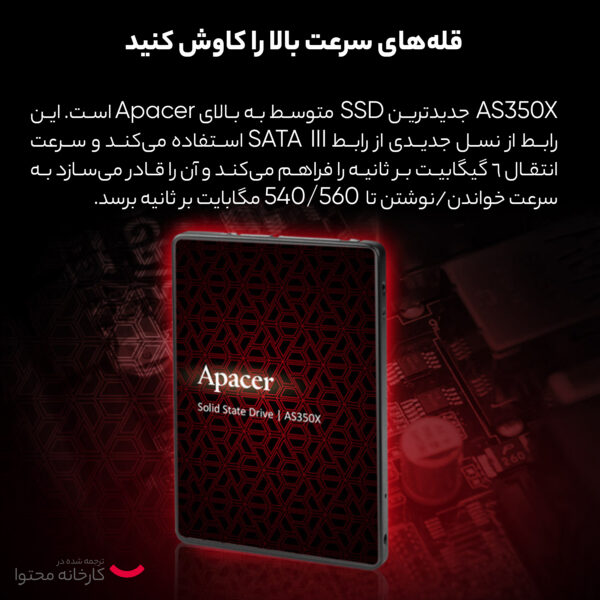 اس اس دی اینترنال اپیسر مدل AS350X ظرفیت 128 گیگابایت