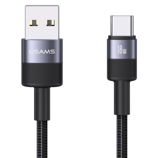 کابل تایپ سی فست شارژ Usams SJ718 3A 18W 1.2m