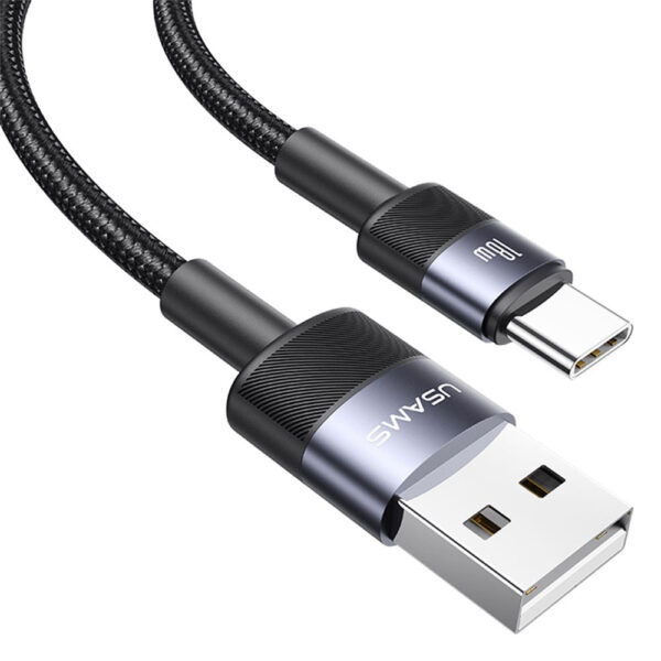 کابل تایپ سی فست شارژ Usams SJ718 3A 18W 1.2m